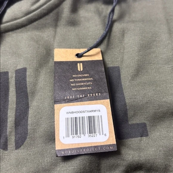 NWT!!! NOBULL Women’s High Neck Hoodie in Army Green - Picture 4 of 5